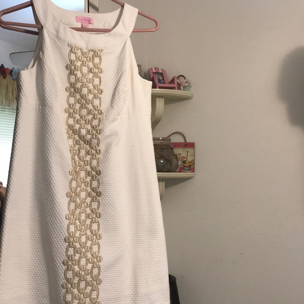 Classy Lilly Pulitzer White Dress!